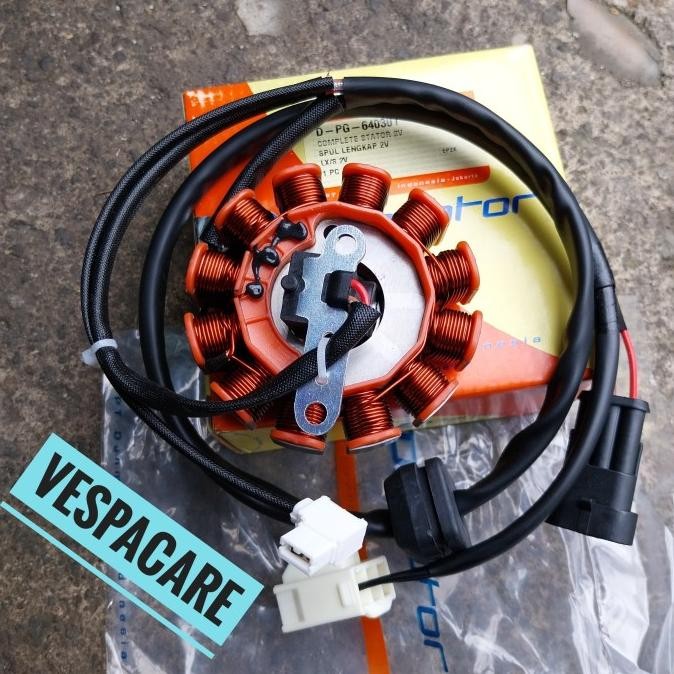 Ready stock] Spul Pengapian Vespa Lx 2v S 2v Danmotor