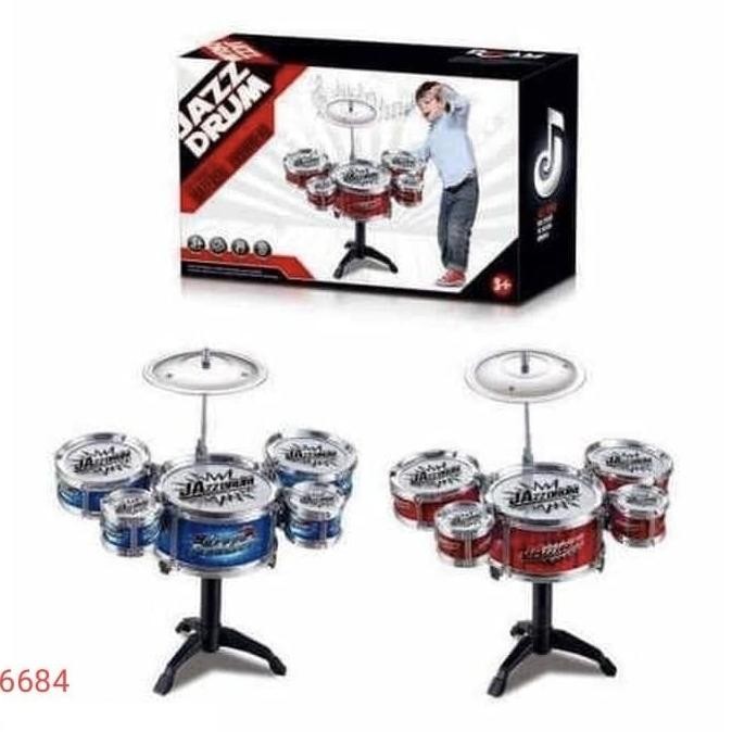 VIRAL MAINAN EDUKASI ALAT MUSIK DRUM JAZZ KOTAK 6684 ir-38