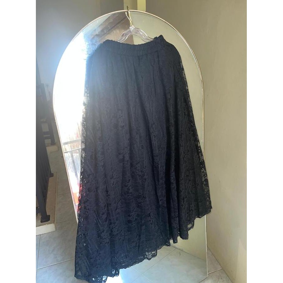 SASHI ROK BRUKAT RENDA LACE PANJANG WANITA IMPORT PREMIUM ROK BROKAT BROCADE SKIRT