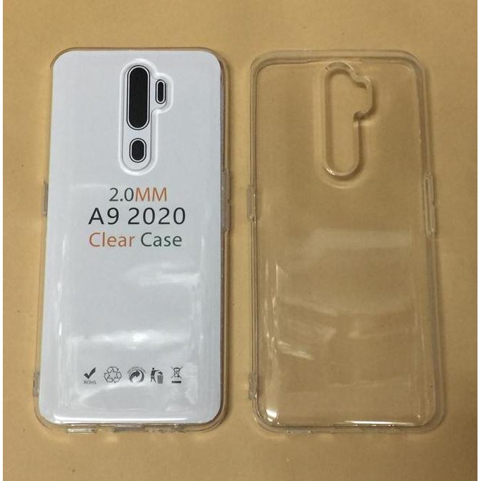 Oppo A9/A5 2020 Jelly Case Bening Transparan TPU Anti Jamur