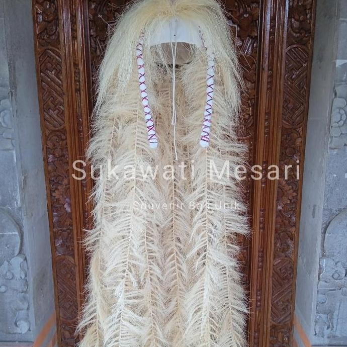 best produk] Rambut Rangda Bahan Serat Tanaman Lengkap Dengan Keranjang Basang - basang Kerajinan Ha