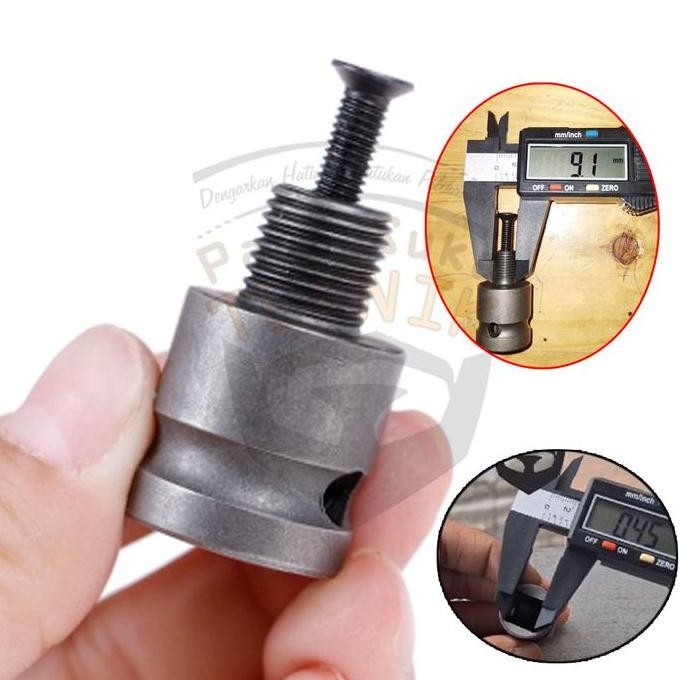 siap kirim] Adaptor Chuck Mata Impact Sambungan Jadi Bor Baut Kunci Adapter Converter + Sekrup