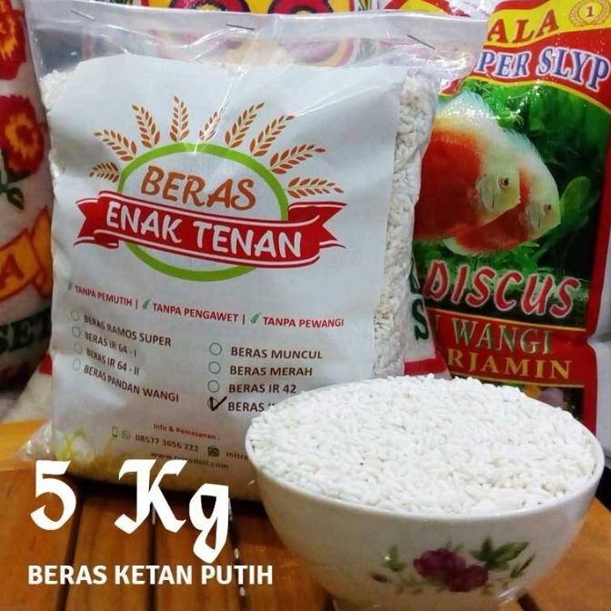 

Beras Ketan Putih Cap Enak Tenan (5 Kg)