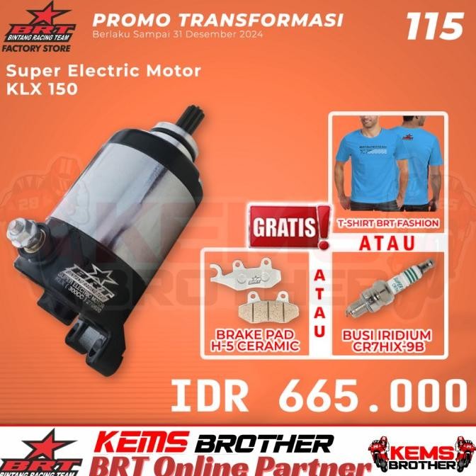 Dinamo Starter Brt Klx Boreup 300 Cc