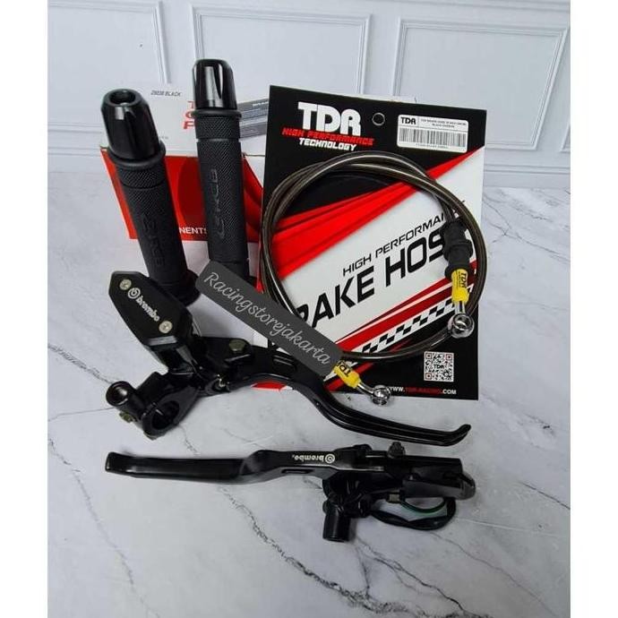 Terlaris Paket Lengkap Handle Master Rem Brembo Model Rcb E2 E3 Bung Pisah Big Smoketabung Kotak Ova