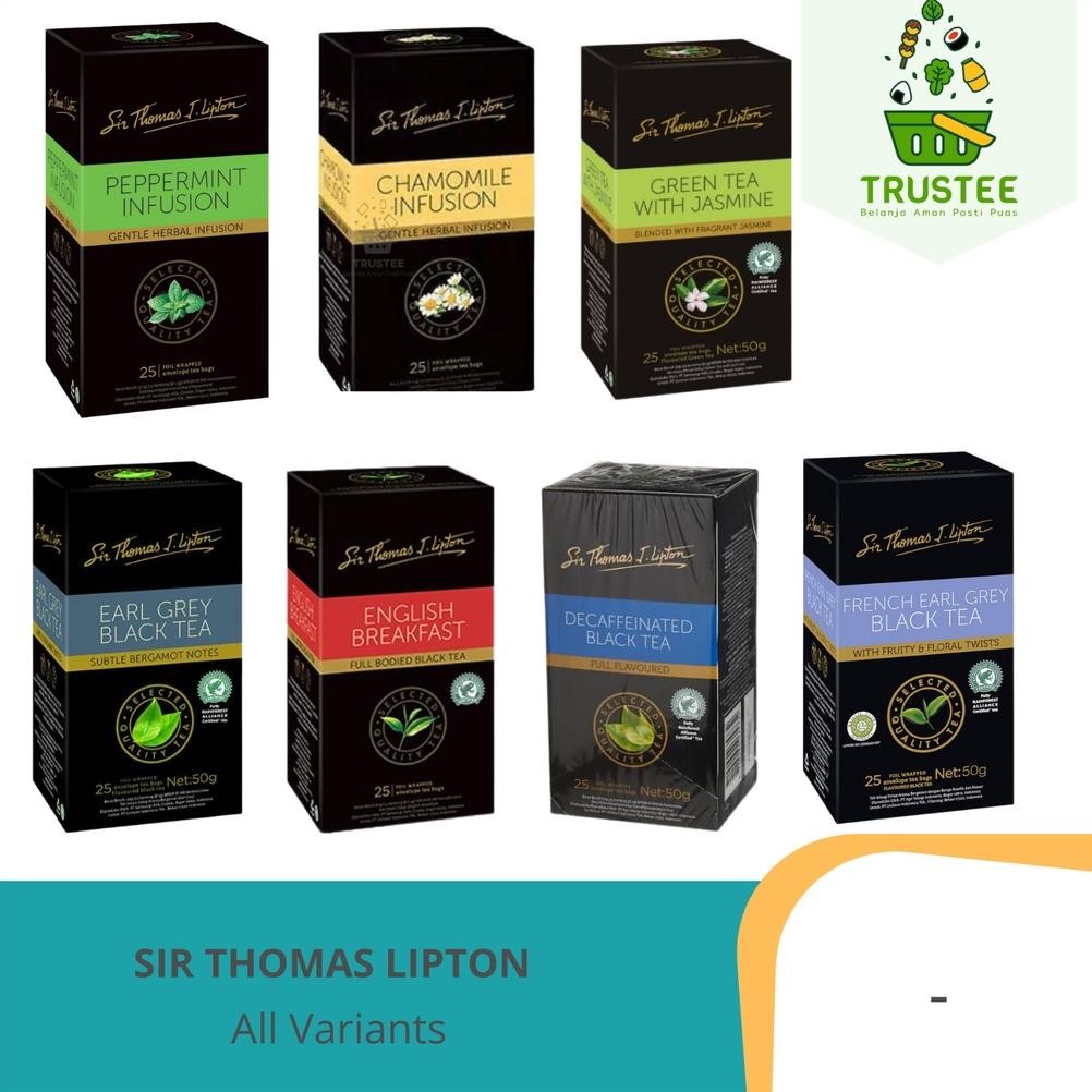 

He13 Un04 Teh LIPTON INFUSION Sir Thomas LIPTON Tea Detox Herbal 25bag Berkualitas Original