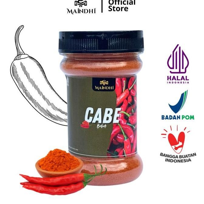 

MAINDHI Bubuk Cabe Cabai Halus Pedas Chilli Powder Gochugaru Korea Bumbu Dapur