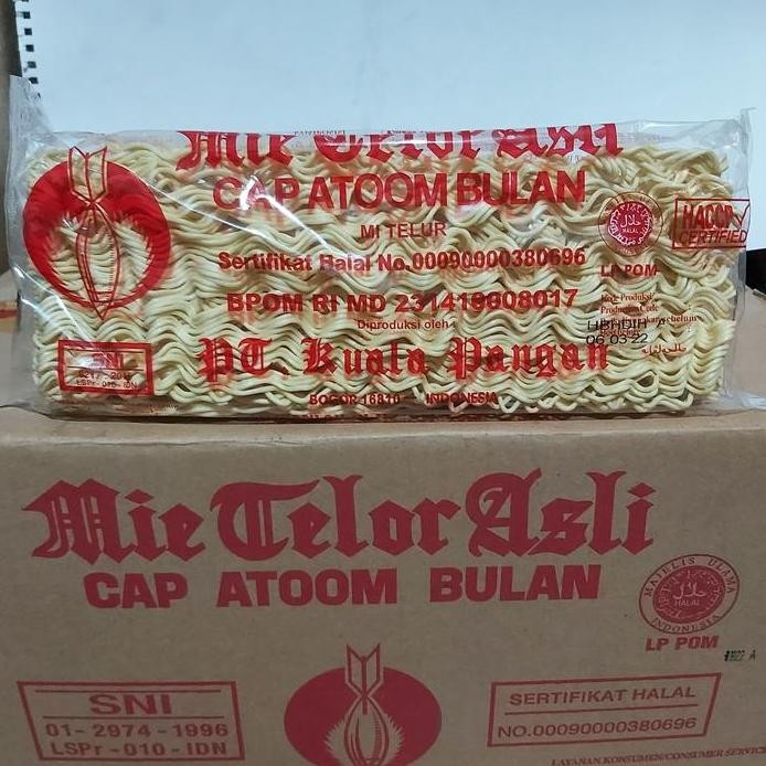 

Terlaris Mi Telor Asli Cap Atom Bulan