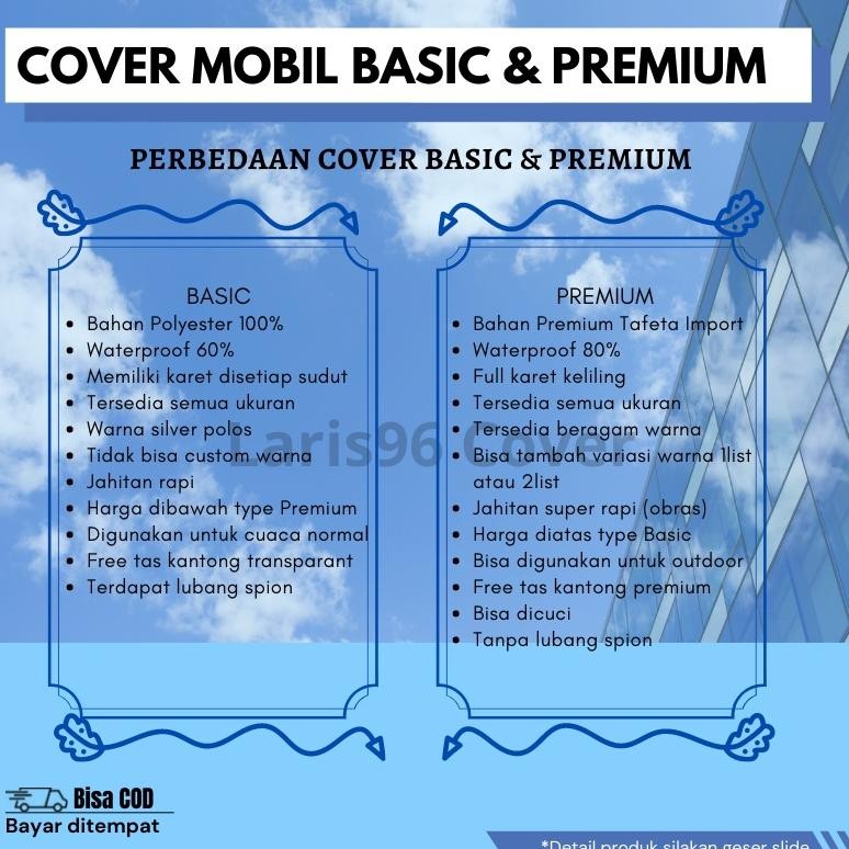 Premium Body Cover Hrv Sarung Selimut Mantel Mobil Honda Hrv Krisbow Waterproof Outdoor