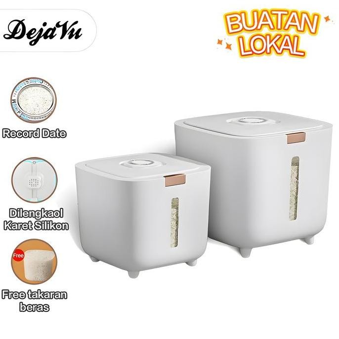 

Terlaris Beli LokalDejavu 11Kg Tempat Penyimpanan Beras Kacang Cereal Tepung Makanan Rice Box Storage Box Kotak Beras Multifungsi Dengan Tutup Hsb793 Dispenser Beras 15 Promo