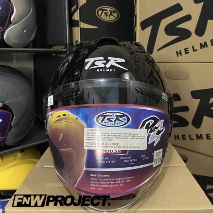 HELM TSR RAM 4 GLASS BLACK