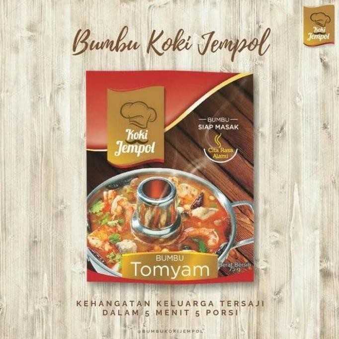 

Bumbu Masak Instant Tomyam Koki Jempol 75gr