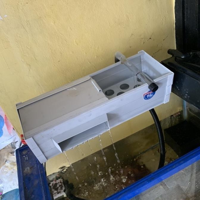 siap kirim talang filter waterfall aquarium 40 cm 50 cm 60 cm air terjun