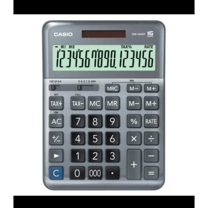 

TR21 g-24 CALCULATOR CASIO DM1600 DESKTOP KALKULATOR / KANTOR MEJA DM 1600 Hemat Murah