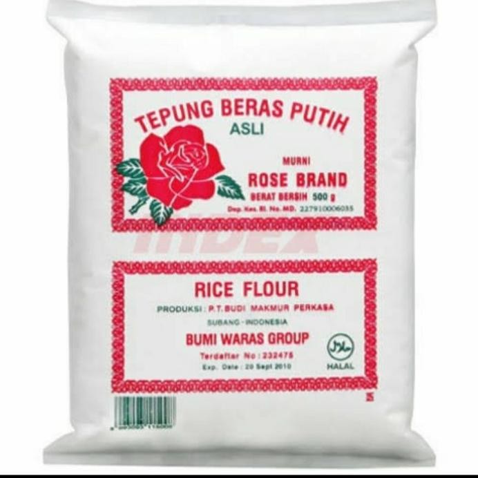 

Terlaris Tepung Beras Rose Brand 500Gr
