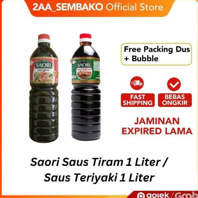 

Terbaru Saori Saus Tiram Oyster Sauce / Saus Teriyaki Saus Oriental 1 Liter