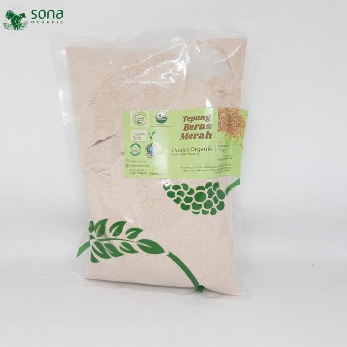 

Terlaris Tepung Beras Merah 500Gr - Lingkar Organik - Bebas Gluten