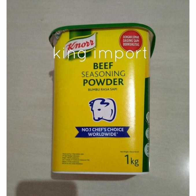 

Terbaru Knor Beef Seasoning Powder 1kg/Kaldu Sapi Penyedap Rasa