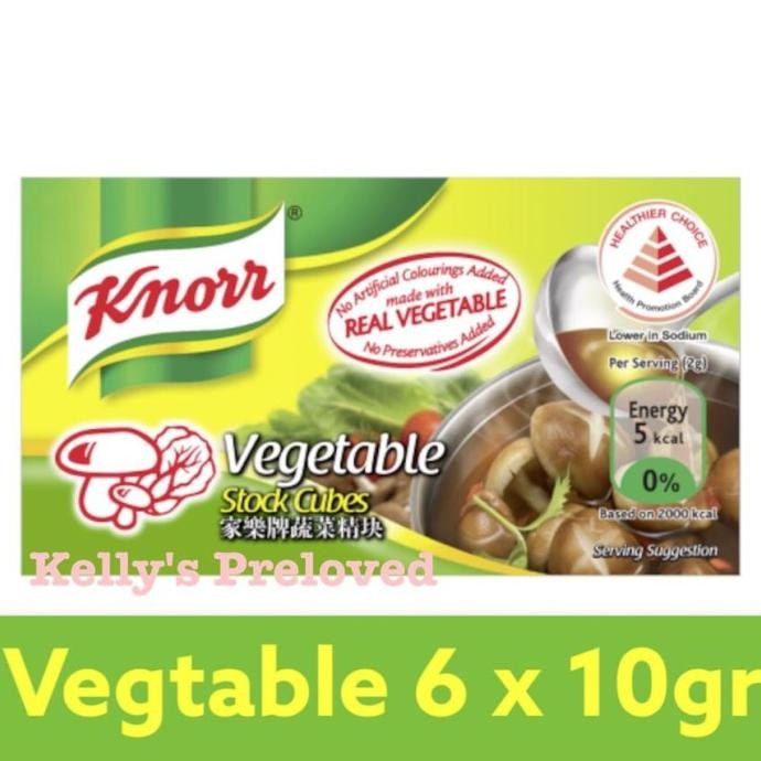 

Terbaru KNORR STOCK CUBES 60 GR | VEGETABLE | 6 X 10 gram | BUMBU KALDU