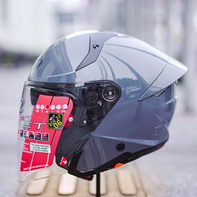 KYT TTR Jet Solid Gorilla Grey