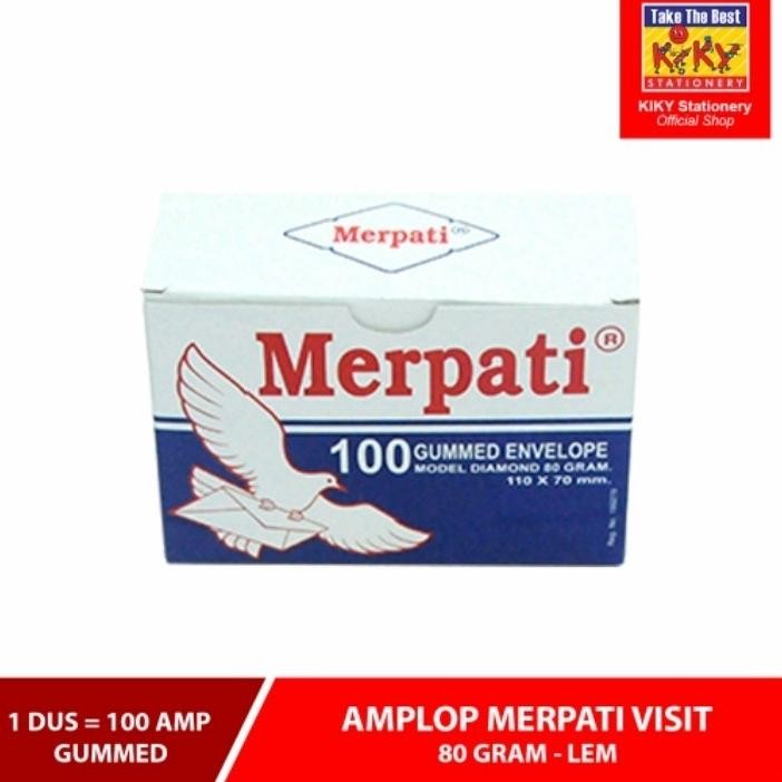 

VD08 hj-54 KIKY AMPLOP VISIT 80gr MERPATI (Isi 100) AMPLOP PUTIH KECIL 11x7 cm Original Murah