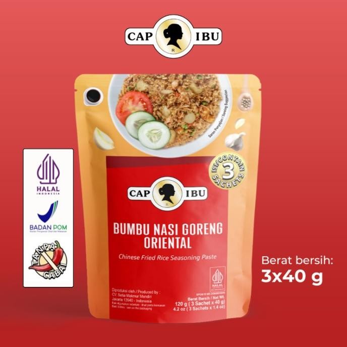 

CAP IBU Bumbu Nasi Goreng Oriental Pouch - Bumbu Masak Instan Premium