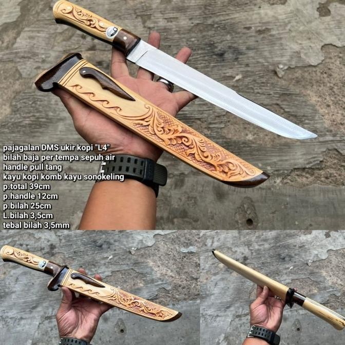 Golok Pisau Sembelih Kambing Sapi Baja Per Super Tajam New Stok