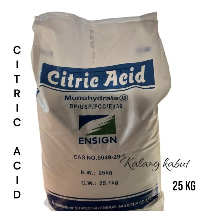 

Terbaru citric acid 25 kg