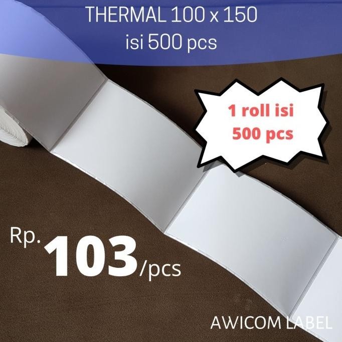 

[KHUSUS KURIR INSTANT GRAB GOJEK] Label Thermal 100x150