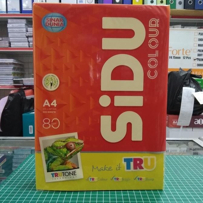

TERLARIS - Kertas Warna SIDU A4 80gr IT 210 Lemon