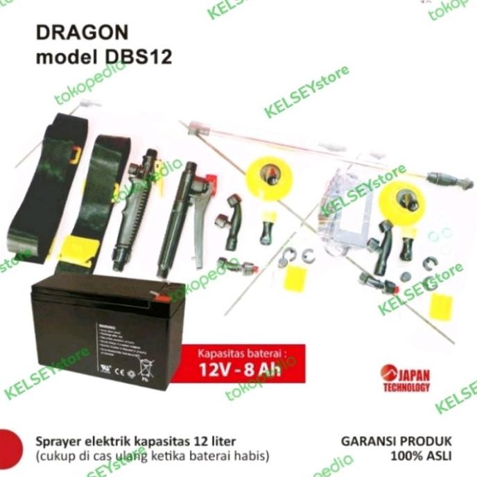 Sprayer Elektrik 12 Liter Dragon / Mesin Semprot Hama Pertanian 12 Ltr New Stok