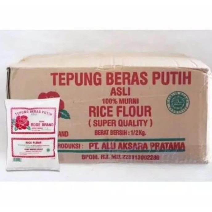 

Terlaris Tepung Beras Rose Brand 1 Dus (Isi 20Pcs X 500Gr)