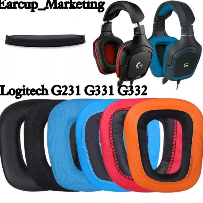 Tersedia Earpad Headband Earcup Busa Logitech G 231 331 332 Headset Headphone
