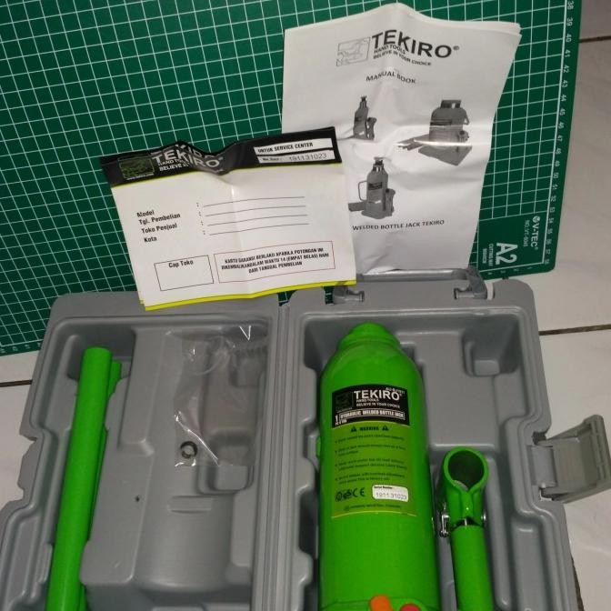 TEKIRO - DONGKRAK BOTOL 6 TON - DONGKRAK MOBIL HYDRAULIC - ORIGINAL