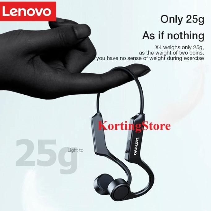 Grosir Lenovo Thinkplus X4 Headset Earphone Bluetooth Wireless Bone Conduction