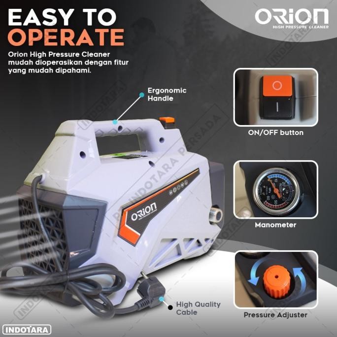 Jet Cleaner - Orion Superjet100Spv Dengan Fitur Pengatur Tekanan Air