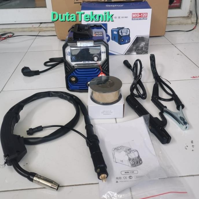 Mesin Trafo Las Mig Mma 120 Listrik Tanpa Gas Co2 Digital New Stok
