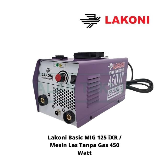 Lakoni Mig 125 Ix Mesin Las Mig Travo Las Inverter Basic 125I Xr 450W New Stok