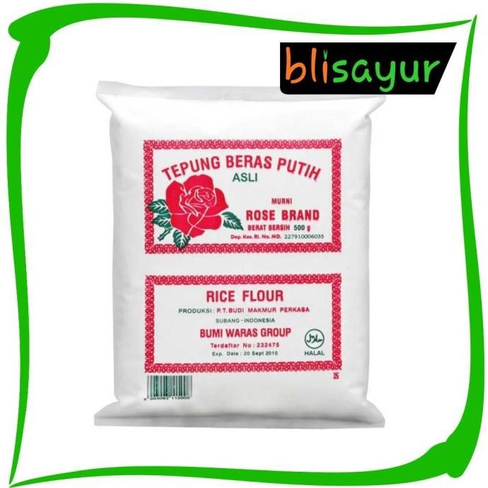 

Terlaris Tepung Beras Rose Brand 500Gr
