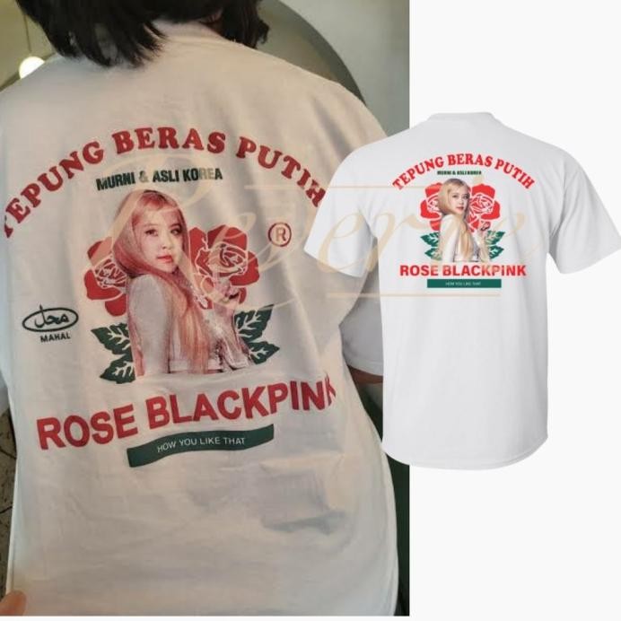 

Terlaris Jual Tshirt Kaos Tepung Beras Rose Blackpink Baju Parodi Meme Black Pink Konser Born Tour 2023 Kpop Fashion Outfit Kata-Kata Lucu Viral Kekinian Blinks Terbatas
