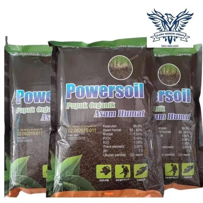 

Terlaris Pupuk Organik Asam Humat Powersoil 500 Gram Pembenah Tanah Merdeka Tani