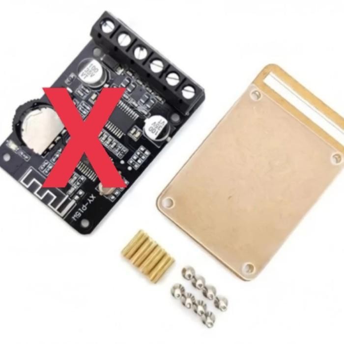 case casing akrilik for XY-P15W BLUETOOTH 5.0 AMPLIFIER POWER 12V-24V