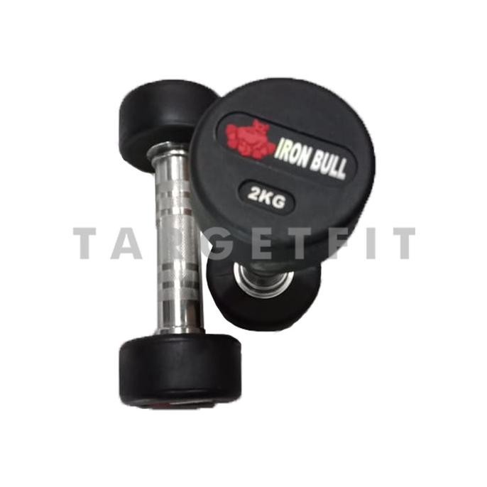 Grosir Iron Bull Rubber Dumbbell 2Kg 2Pcs