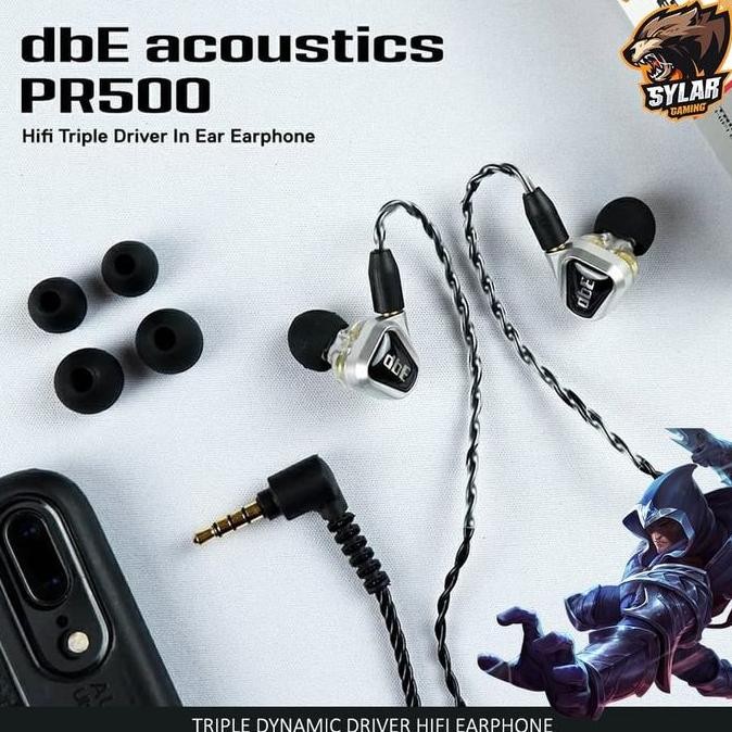 Promo Dbe Acoustic Pr500 Triple Dynamic Driver Hifi Earphone