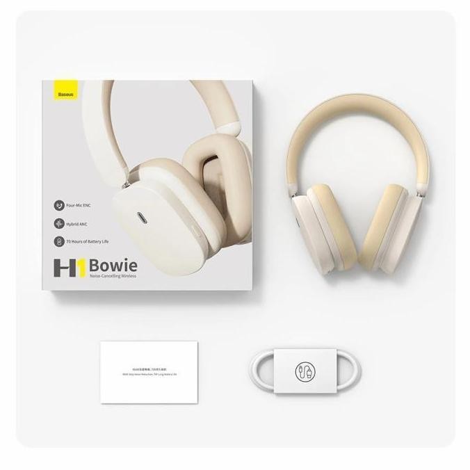 Sale Baseus Bowie H1 Headphone Anc Enc Bluetooth 70H Battery Life Bt 5.2