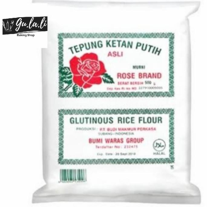 

Terlaris Tepung Beras Ketan Putih Rose Brand 500Gr