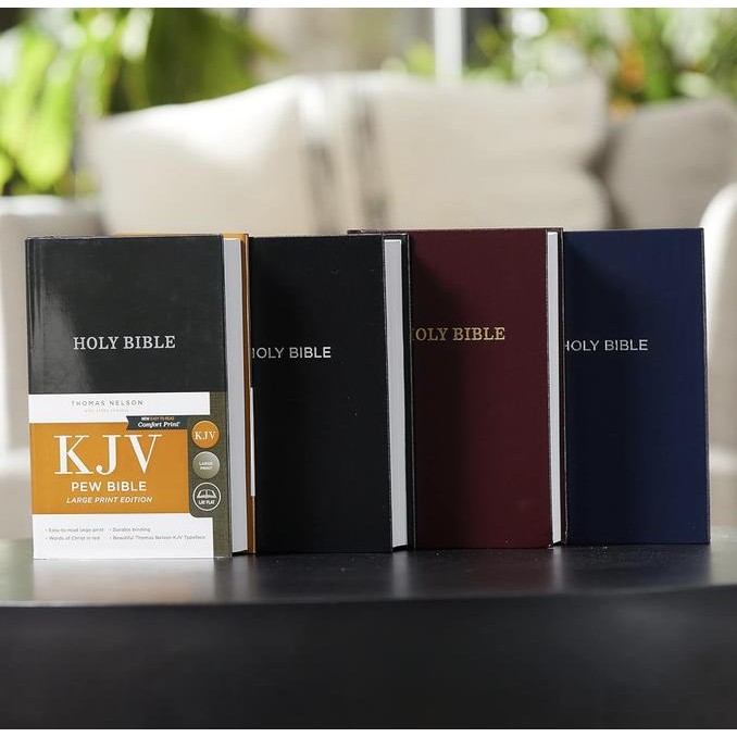 Sale | Kjv Large Print Pew Bible (Hardcover, Black)