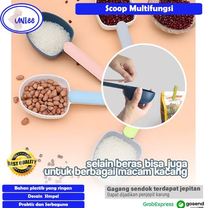 

Terlaris Sendok Takar Serbaguna Scoop Tepung Gula Beras Kopi Penjepit Praktis