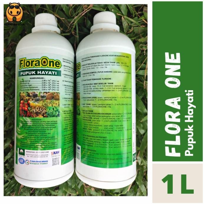 

Terlaris Flora One 1 L - Pupuk Hayati Flora One Cair - Pupuk Organik Cair - Ori