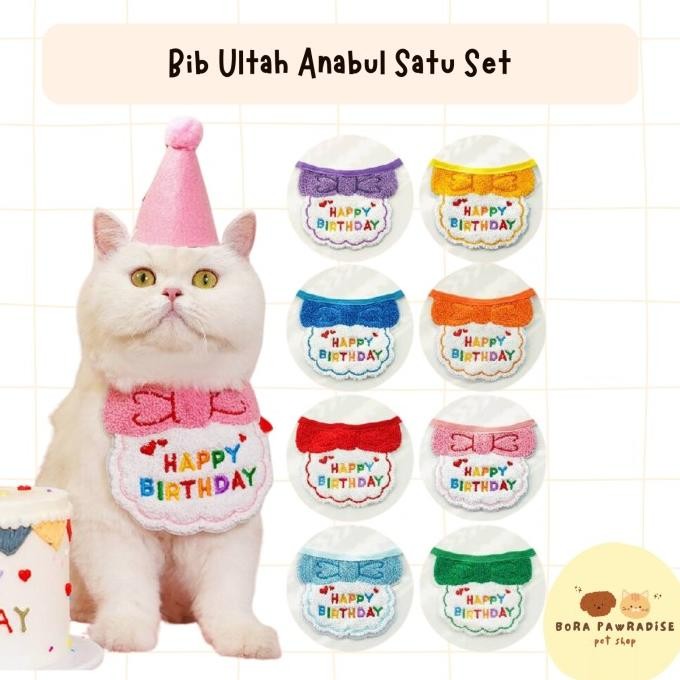 Topi Ulang Tahun Anjing / Topi Ulang Tahun Kucing